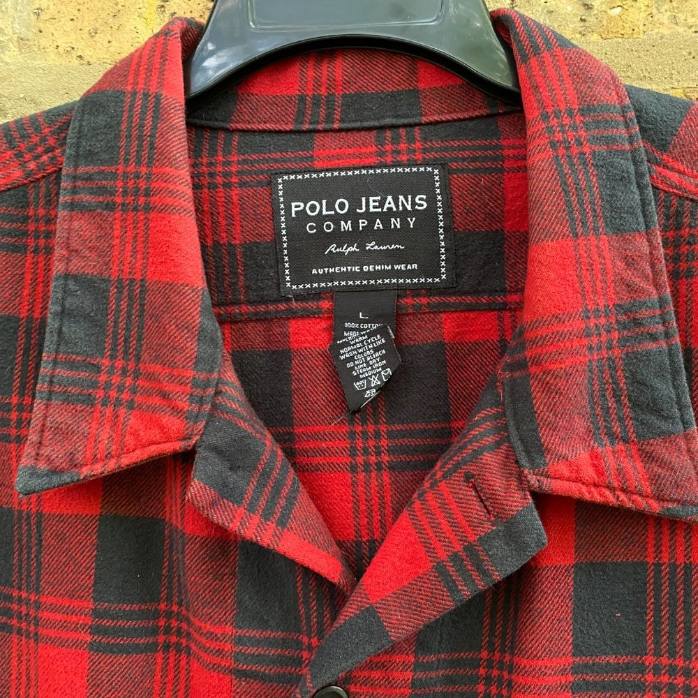 Polo Jeans Company Ralph Lauren Authentic Denim Wear Shirt